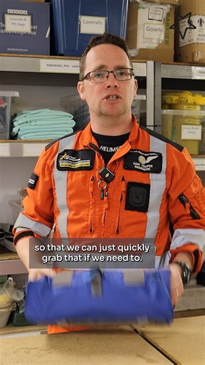 🚁 It’s #VolunteersWeek — and we’re taking a moment to say a huge thank you to our incredible volunteers 💛 In this behind-the-scenes video, Critical Care Paramedic Sam Cooper gives you a tour of our storeroom — a vital space where our flight crew prepare the lifesaving equipment they need for every mission. 🙏 This week, and every week, we say thank you. Your time, passion, and commitment help keep our lifesaving work in the air. To learn more visit airamb.co/volunteering #TheAirAmbulanceServic