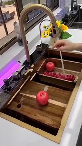 93K views · 629 reactions | Gold Stream Multifunctional Waterfall Kitchen Sink  | Marlon Espinoza | Facebook