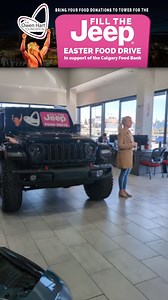 HELP FILL THE JEEP! In Support of the Calgary Food Bank & Owen Hart Foundation Donate food & essentials by April 22 Tower Chrysler #FillTheJeep #CalgaryCares #YYCDrive #TowerChrysler #OHF #YYCFoodBank AMVIC Licensed. See Dealer for Details. | Tower Chrysler Dodge Jeep Ram
