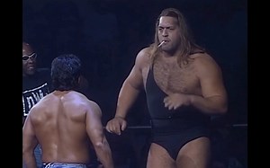 When the Giant would smoke during his matches in WCW. | Pro Wrestling Feed