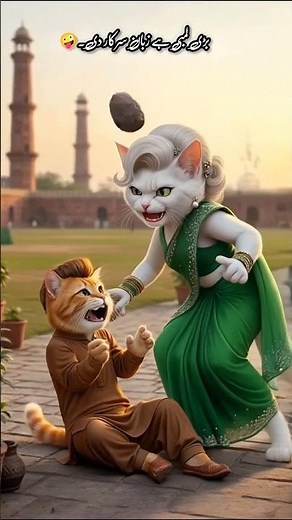 bari Lambi ay zuban sarkar dii.😱🤪 #viralvideo #funny #viralshorts #trending #catvideos