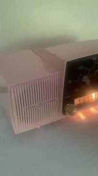 Princess Pink Mid Century 1959 General Electric Model 913D Vacuum Tube AM Clock Radio
