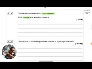 Oxford AQA International A Level Psychology - January 2021 Paper 2: Research Methods #oxfordaqa