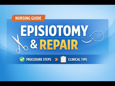 Episiotomy and Repair | Indications, Types, Procedure & Suturing Explained