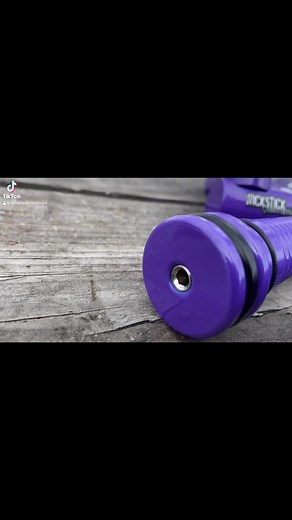 These REV-2 stabilizers are straight up fire with some Super Mirror Purple Metallic from Columbia Coatings, LLC ALSO UP FOR GRABS #wickstick | WickStick Stabilizers Inc.