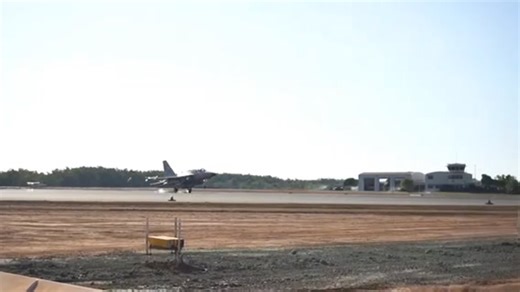 FA-50PH landing at RAAF Base, Darwin, Australia on July 10. | Armed Forces of the Philippines