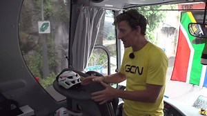 18K views · 212 reactions | We've been doing as many bus tours as possible this year at Le Tour de France. Here Matt Stephens checks out the brand new beauty used by Team Dimension Data for Qhubeka . Watch out for Steve Cummings stage winner trophy. | Global Cycling Network | Facebook