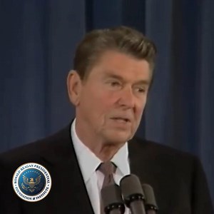 In 1983 #OnThisDay, President #RonaldReagan, during his 18th press conference in the East Room, emphasized fairness as unity, not division, promoting hard work and honoring commitments for a greater America. #FairnessForAll | The Ronald Reagan Presidential Foundation and Institute