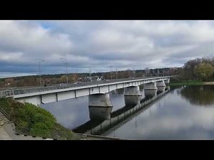Nemunas River, the largest in Lithuania 🇱🇹 In Prienai, Lithuania