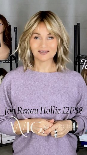 ✨ Effortless Elegance ✨ Featuring the Jon Renau Hollie wig in the stunning shade 12FS8. This wavy, layered beauty offers just the right touch of movement for a soft, natural look. Perfect for any occasion! 💁‍♀️ Catch more details about this gorgeous style at WigStudio1.com. | Wig Studio 1