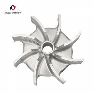 [Hot Item] Conjunto de impulsor de compresor centrífugo, accesorios de impulsor de aerador metálico, motor soplador, impulsor de ventilador centrífugo