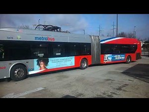 Bus Observation at Minnesota Avenue Station: WMATA New Flyer Articulated buses Vol. 1