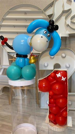 9.7K views · 215 reactions | FREE TUTORIAL  Balloon donkey. How to make. Free tutorial on our YouTube channel. Link in bio #balloonart #fun #top #lifehacks #tips #balloon #balloonartist #patterns #patrones #mosaicballoon #balloonmosaic #balloondecor #mosaicframesforballoons #balloonsdecoration #balloonstylist#stuffedballoons | Genballoon | Facebook