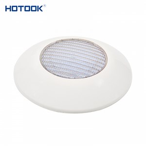 [Hot Item] Hotook Patented Wall Mounted PC LED Light Swimming Pool IP68 Waterproof 18W IP68 PC RGB Underwater Pool Light