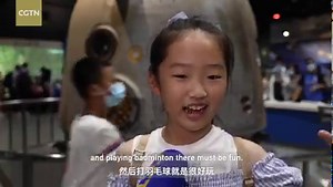 8.8K views · 300 reactions | The launch of the Shenzhou-12 manned spaceship ignited a "space fever" among Chinese children. During the summer vacation, many parents took their children to visit the China Science and Technology Museum for a closer look at a model of the Tianhe core module and learn the story behind the Chinese space station. So, what interesting thoughts do they have about outer space? #SpaceLog | CGTN | Facebook