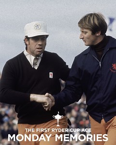 Throwing it back to the very first Ryder Cup hole-in-one 🥇 #MondayMemories | Ryder Cup Europe