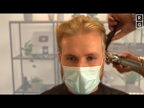 Guy With Fine Blonde Hair Gets The Haircut He Wanted