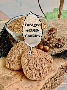 Have Your Acorns Started Dropping From Oak Trees Yet? https://whiskanddine.com/roasted-acorn-flour-cookie.../ Save this for when they do! You're Welcome 😋 | WHISK and DINE