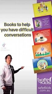 Sometimes is hard to know where to begin with difficult conversations. I find books a great place to start the conversations, which is why I wrote these five books. Two are designed to help you talk with children as young as 6 about p. https://safe4kids.com.au/product/safe4kids-book-bundle/ | Safe4Kids | Facebook