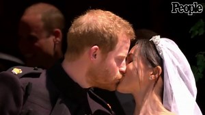 Sealed with a Kiss! See Prince Harry and Meghan Markle's First Kiss as Husband and Wife
