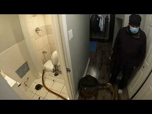 BASEMENT APT TOILET AND SHOWER FLOOR DRAIN BACKING UP 1 OF 3