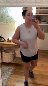 Soft tummy workout tank! From Amazon, under $15 and comes in so many colors 〰️Wearing size xl in everything! https://liketk.it/5kYan | Amanda Reeder | Facebook