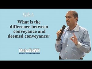 What is the diifference between Conveyance & Deemed Conveyance ?