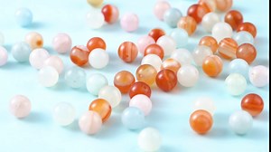 BEEFLYING 100 Pcs 8mm Natural Bronzite Gemstone Beads Round Brown Stone with Elastic Crystal Thread for Jewelry Earrings Necklace Bracelet Making Kits