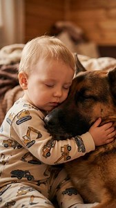 A three-year-old boy and his dog fell asleep hugging on the couch. The scene looked incredibly sweet to the parents—until they walked into the room the next morning and saw something terrifying 😱😱 From the day he was born, the little boy and his German Shepherd were inseparable. They ran around the backyard together, rolled in the grass, chased a ball, and later sat side by side watching cartoons. The dog patiently let the toddler pull his ears, climb on his back like a pony, and hug him as ha