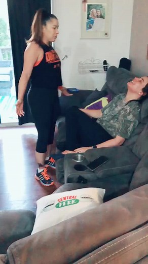 Adult Daughter Gets Spanked by Mom - Funny Family Moment