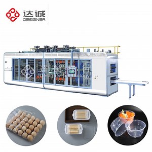 [Hot Item] 3 Stations Vacuum Forming Thermoforming Machine for Electronic Tray with Plastic-Recycling