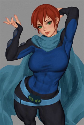 Future Gwen progress gif 🤓 แวะเข้ามาอุดหนุนกันได้นะคราฟฟฟ More detail >> https://patreon.com/NeoArtCorE #GwenTennyson #Ben10 | NeoArtCorE Arts