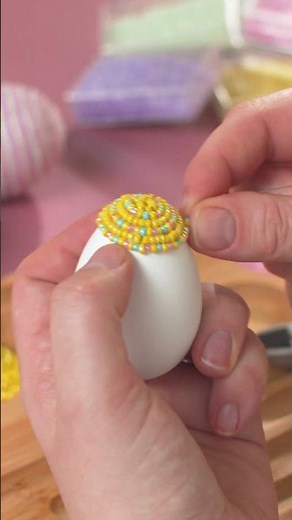Darling beaded Easter eggs - DIY by Søstrene Grene