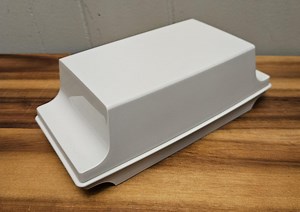 Vintage 70's Butter Dish Caddy / Storage Tupperware Butter / Margarine / Cream Cheese Dish Tray Keeper Carrier Tray Container - White - Etsy