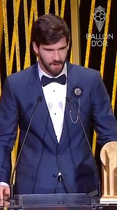 Remember when Alisson Becker won the 2019 Yachine Trophy 🧤 #ballondor | Ballon d'Or