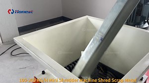 Mini Shredder Machine_Scrap Metal Mini Shredder Equipment. Scrap Aluminum Shredder Machine. If you interested, Pls contact us for quote: Whatsapp/Wechat:+86 157 3676 7131 Email address: mandyzhang198722@gmail.com #shredder #metalshredder #ironshredder #metalrecycling #recycling #recyclingbusiness | Henan Honest Heavy Machinery Co., Ltd. | Facebook