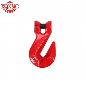 [Hot Item] Hook Safety Crane Hooks Clevis Grab Hook G80 Clevis Shortening Grab Hook with Lifting Chain Accessories