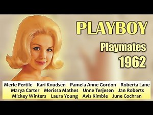 Playboy playmates 1962 | Old color photo, brief information