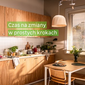 1.6K views · 20 reactions | Co powiesz na taką metamorfozę w prostych krokach?  Od starej niefunkcjonalnej kuchni do nowej – stylowej i praktycznej ✨ Zobacz też inne aranżacje  https://dolm.pl/kuchniazzielonymakcentem | Leroy Merlin Polska | Facebook