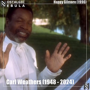 2.6K views · 174 reactions | In memory of Carl Weathers...  Happy Gilmore (1996) ✒ Adam Sandler, Tim Herlihy  Dennis Dugan  Adam Sandler, Bob Barker, Christopher McDonald, Julie Bowen, Kevin Nealon  Mark Mothersbaugh | Nostalgic Nebula | Facebook