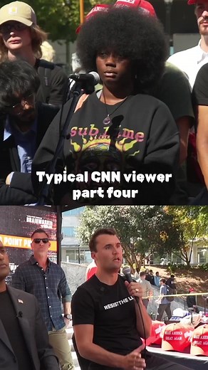 Student Flashing Charlie Kirk on CNN10 - Part 4