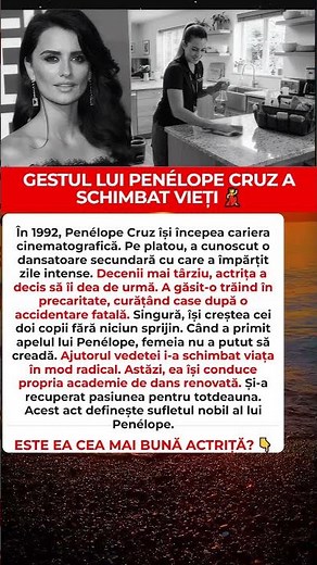 gest nobil penelope cruz dansatoare
