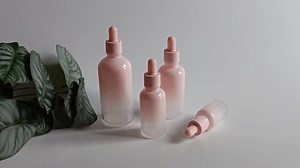 Empty Pink Glass Dropper Bottles, Cosmetic Cute Packaging, Essential Serum Oil Dropper Container, 5ml 15ml 30ml 50ml 100ml, Wholesale - Etsy