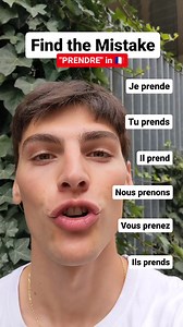 Conjugaison correcte du verbe "prendre" au présent de l'indicatif : Je prends (et pas je prende) Tu prends Il/elle/on prend Nous prenons Vous prenez Ils/elles prennent (et pas ils prends) Join my newsletter to learn how to correctly conjugate verbs and avoid common mistakes. (Link in bio)😉 À demain 🥰 #frenchlesson #languagelearning #fluentinfrench #french #frenchgrammar #grammarhacks #frenchstructures #frenchverbs #verbs #verbes | frenchteachercarlitoo