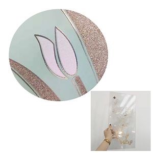 [Hot Item] 2023 China Factory Supply Custom Labels Printing Transparent 60*80cm Water Transfer Decals Stickers for Blast-Proof Glass