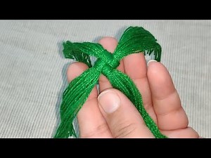 DIY Macrame tassel with Cotton Thread