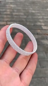 Silver bracelet making process #silver | Ak Jewellery Maker