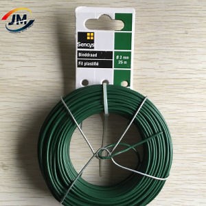 [Hot Item] 100 Feet Green Sturdy Plastic Coated Garden Wire 1.8mm Plant Twist Tie Garden Training Wire