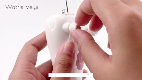 Watris Veiyi Threading Hair Removal Epilator for Women, Electric Facial Threading Hair Removal for Women, Threading Face Epilator for Fine Hairs on Face, Chin, Upper Lip, Arms(Pink)