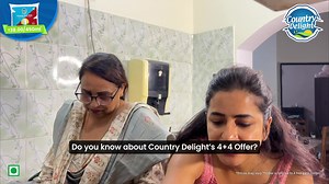 "Do you wish your glass of Cow Milk had more cream in it? 😏😏 Stop wishing and order Country Delight's Creamy Cow Milk now" | Country Delight